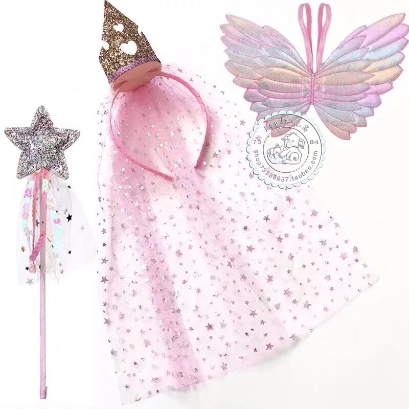 皇冠儿童辫子配饰魔法棒