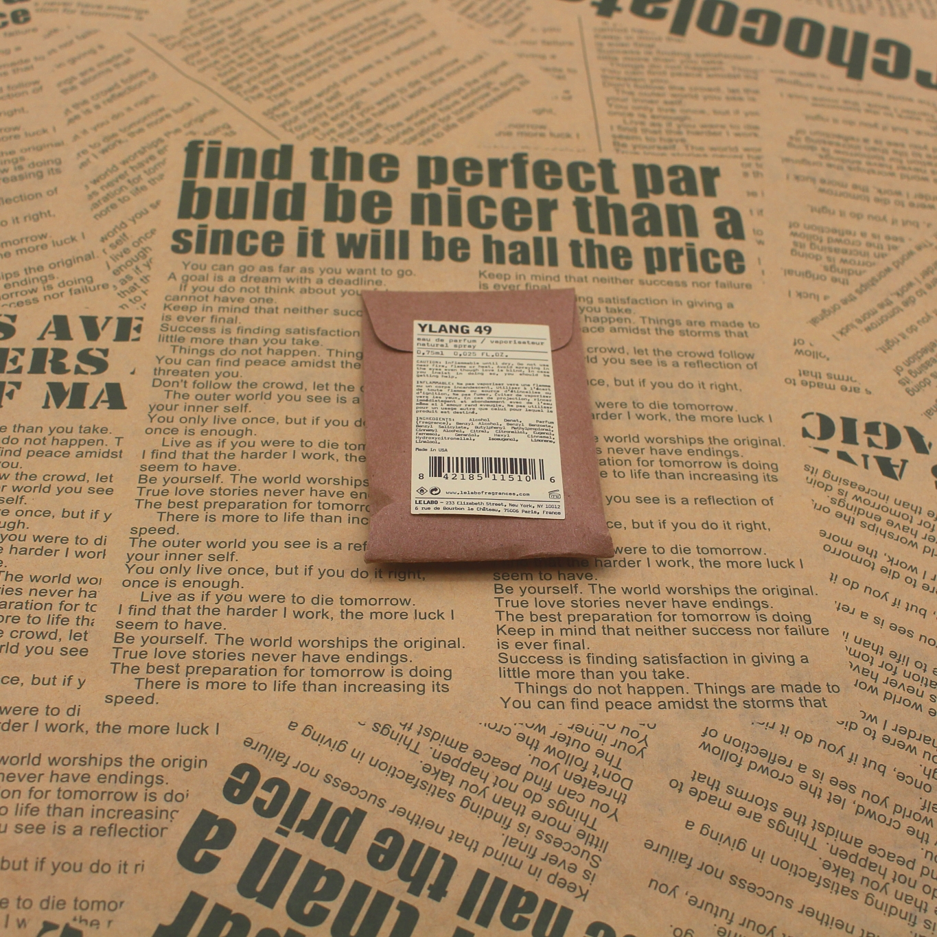 LE  LABO香水实验室依兰 Ylang 49香水原装试香小样