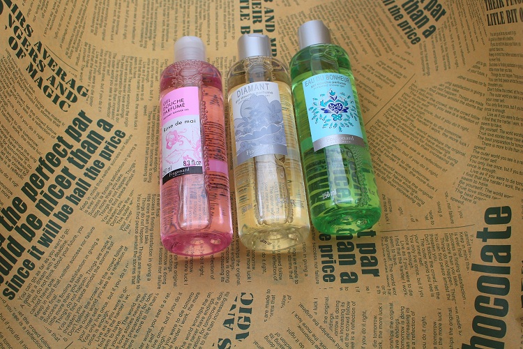 现货Fragonard花宫娜雪松五月玫瑰夜美人疗心水香氛沐浴露250ml