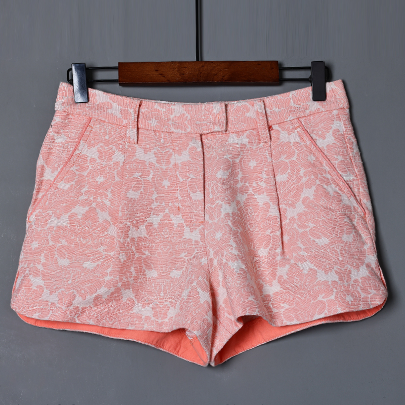 夏季新品女装时尚小清新阔腿裤韩版洋气印花休闲短裤潮