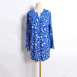 连衣裙薄款 女士套头宽松显瘦印花中长款 透气潮 时尚 2026年春秋季