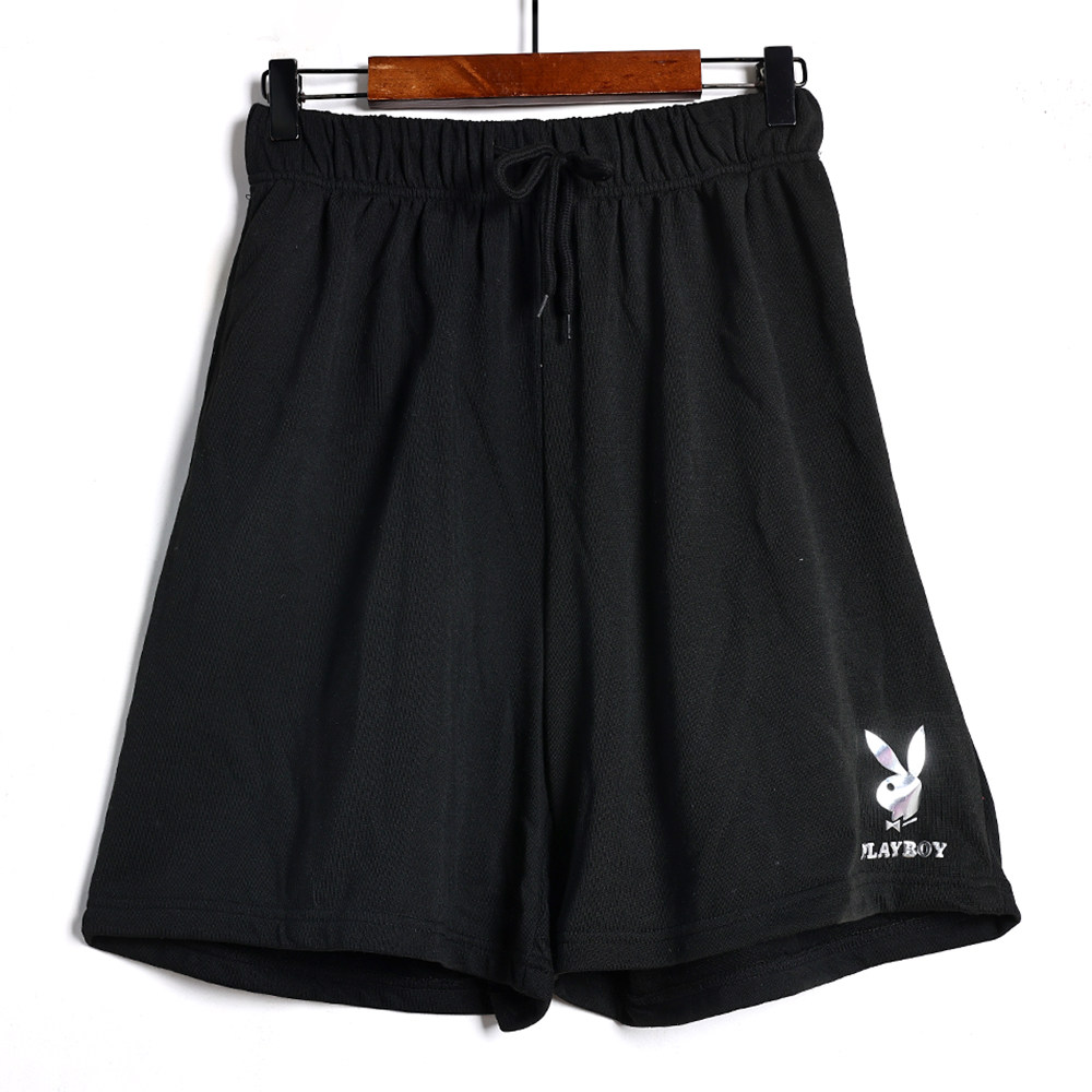 2026年夏季新品情侣款松紧腰简约纯色宽松显瘦休闲运动裤阔腿短裤