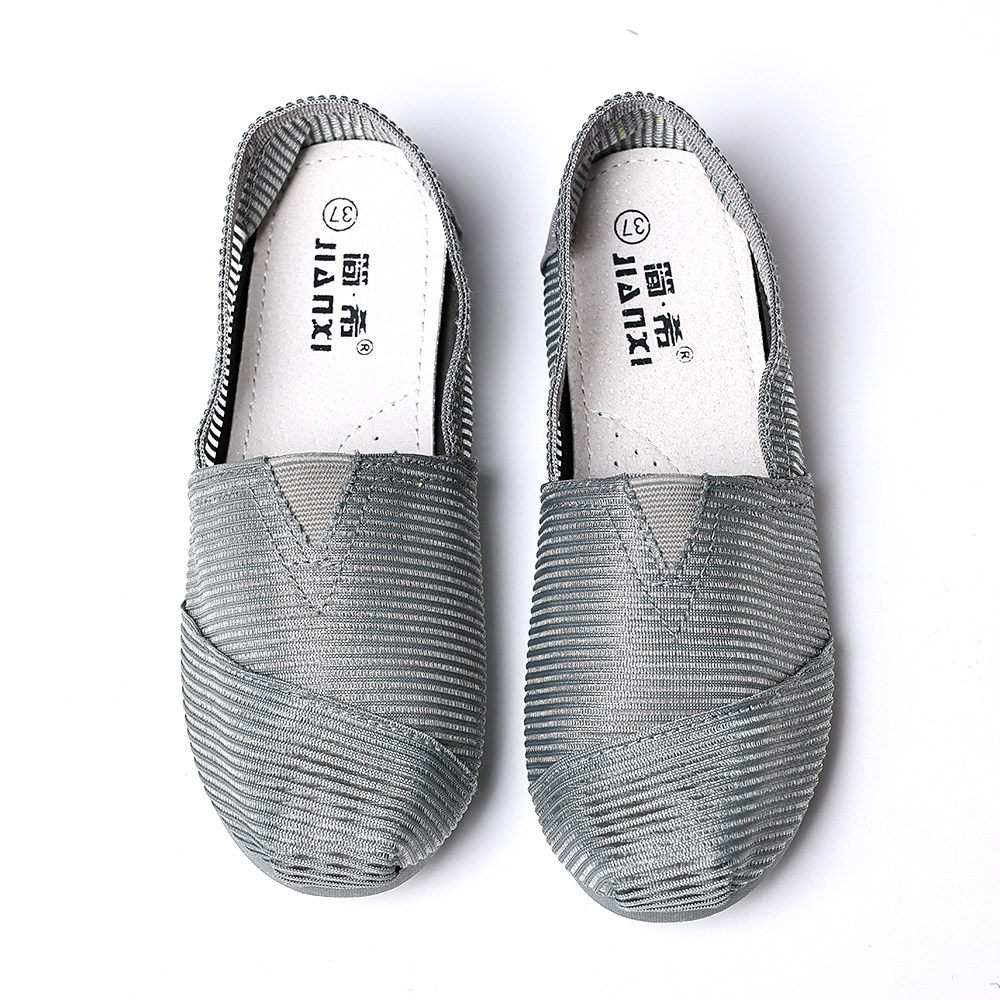 简约时尚低帮软底一脚蹬单鞋2025年春夏季透气镂空网面新品渔夫鞋