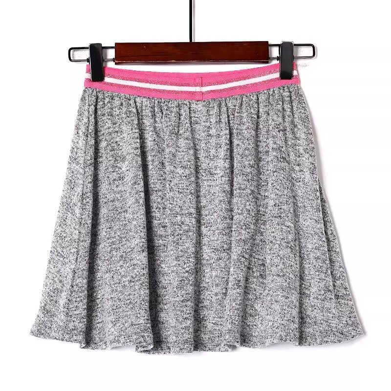 儿童半身裙2025年夏季新品松紧腰A字公主裙百搭短裙简约纯色短裙