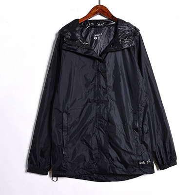 2026年春夏季时尚情侣款薄款宽松显瘦纯色连帽长袖休闲外套潮