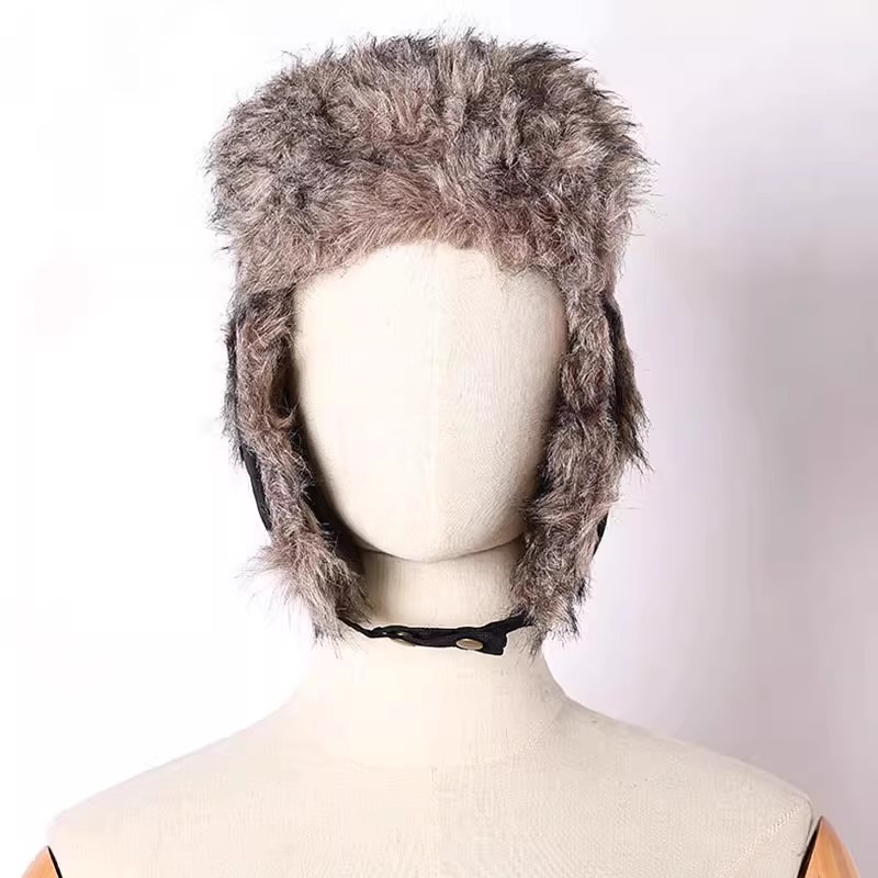 户外骑车电动车防风防寒东北雷锋帽男女冬季加绒加厚保暖护耳帽子