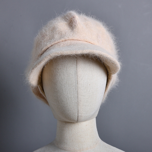 2025年秋冬季 防寒保暖针织帽冬天户外出行毛线护耳帽简约鸭舌帽潮