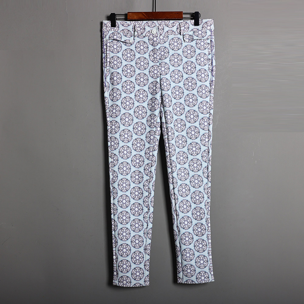 2026年春秋季新品时尚印花女士紧身显瘦休闲裤长裤百搭通勤打底裤