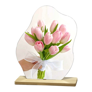 超轻黏土画室不规则镜子数字油画学生手工diy亚克力不碎粘土镜子