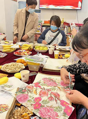 蝶古巴特diy材料包帆布包麻布袋手工制作母亲节礼物团建活动暖场