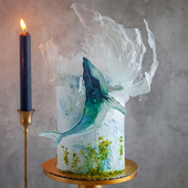 大教堂 设计师创意奶油芝士艺术生日蛋糕北京同城配送 巨浪