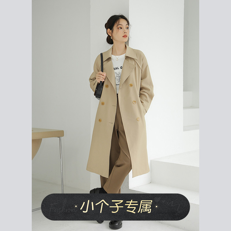 naegvrre小个子卡其色风衣外套