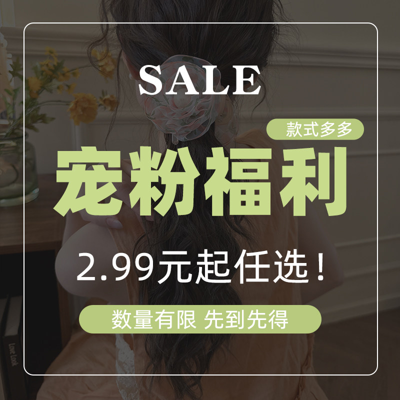 宠粉清仓~高级感后脑勺盘发夹头饰扎头发绳大肠发圈韩国2025新款,饰品/流行首饰/时尚饰品新,发饰,淘宝优惠券,粉丝福利购,淘宝优惠卷