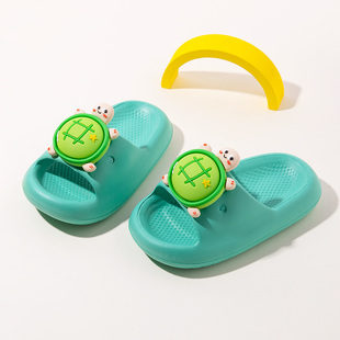 eva男孩中大童室内可爱卡通拖鞋 凉拖鞋 防滑软底夏季 乌龟儿童拖鞋