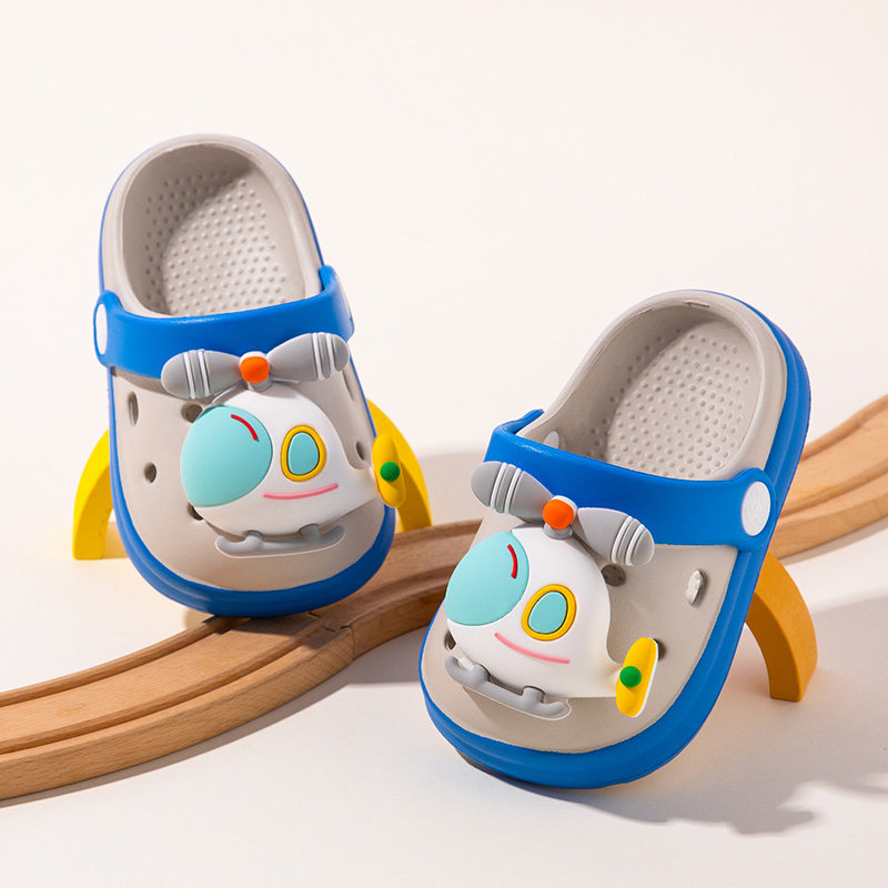 2026新款宝宝拖鞋夏家居凉拖鞋eva男孩童包头儿童洞洞鞋外穿软底