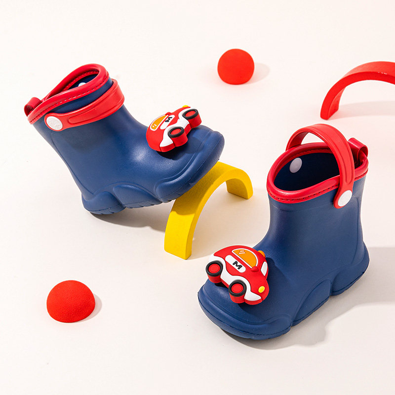 汽车儿童雨鞋男童防水防滑加厚耐磨2026新款中筒上学专用轻便水鞋,童鞋/婴儿鞋/亲子鞋,雨靴,淘宝优惠券,粉丝福利购,淘宝优惠卷