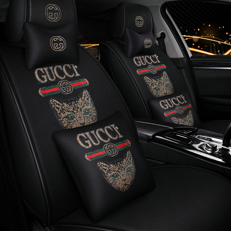 xms麻料烫钻汽车头枕抱枕 新款腰靠垫要靠枕居家办公腰枕腰垫