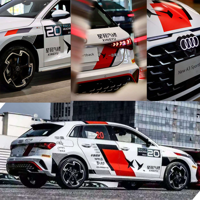 适用于飞驰人生3同款车贴奥迪A3沐尘100高尔夫GTI领克Z20雅力士GR