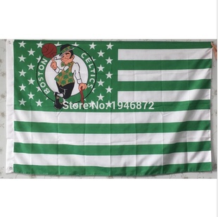 旗帜NBA 外贸波士顿凯尔特人队美国国旗版 Boston Celtics Flag