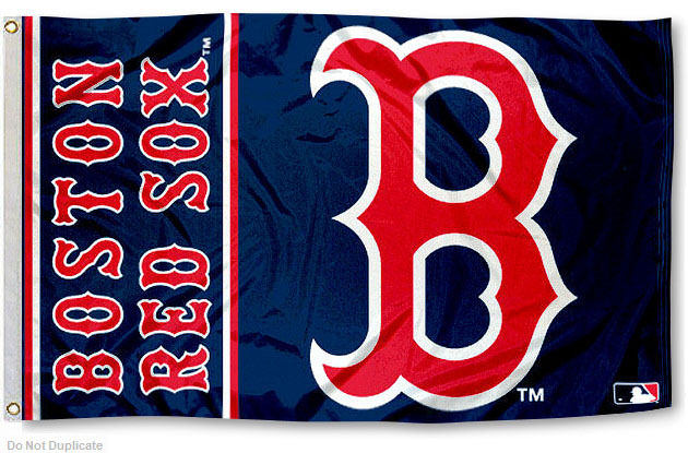 外贸棒球波士顿红袜队球迷户外旗帜MLB Boston Red Sox Flag