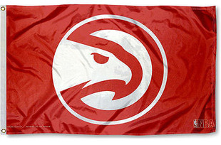 Atlanta 外贸亚特兰大老鹰队旗帜NBA Hawks Flag