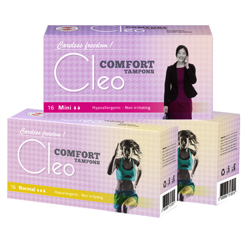 欧洲进口Cleo卫生棉条卫生巾女内置月经事杯姨妈棒日用夜用卫生条