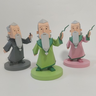 生日礼物绿老头infj粉色绿老头手办黑化版infj手办树脂15cm高MBTI