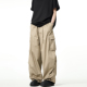 复古hiphop休闲裤 男女宽松垂感街舞工装 裤 MADWITCH美式 子阔腿长裤