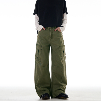 MADWITCH美式复古做旧工装休闲裤