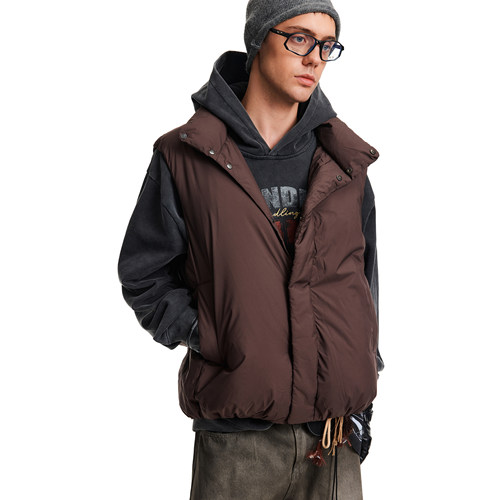 MADWITCH冬季美式羽绒服马甲外套