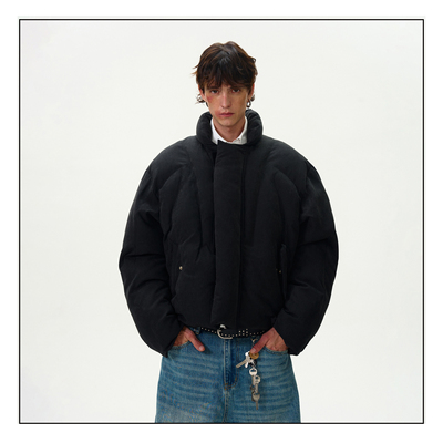 MADWITCH美式水洗磨毛廓形棉服