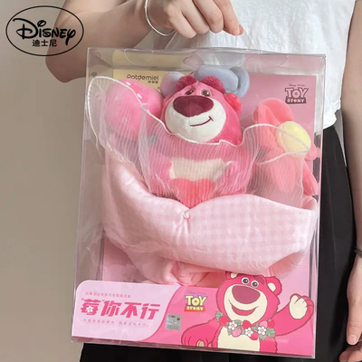 迪士尼草莓熊表白毛绒花束礼盒