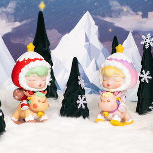 饰品圣诞节礼物送女友 桌面摆件家居高级感装 白夜童话 松雪小鹿