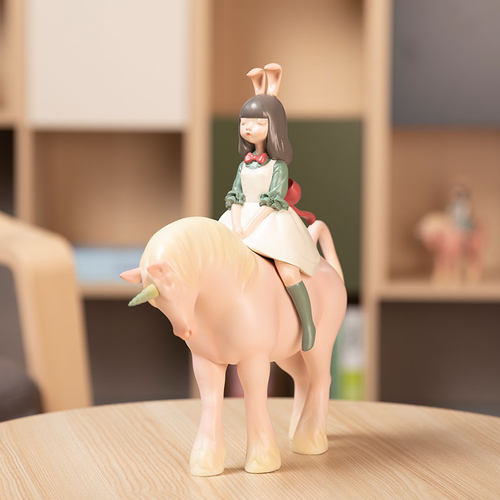 设计师艺术风夜行独角兽装饰品