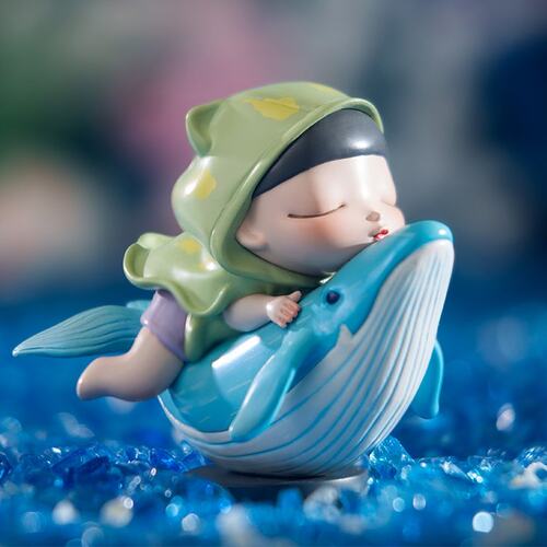 白夜海洋之歌浪漫可爱风小摆件