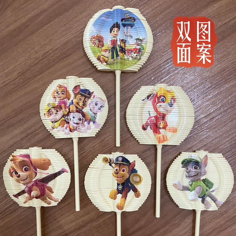 汪汪队立大功旋转棒棒糖儿童玩具双面转转乐手摇式旋转螺旋树摆件