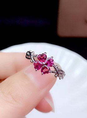 伯利尔女S925戒指空托