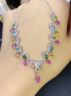 伯利尔S925女项链空托