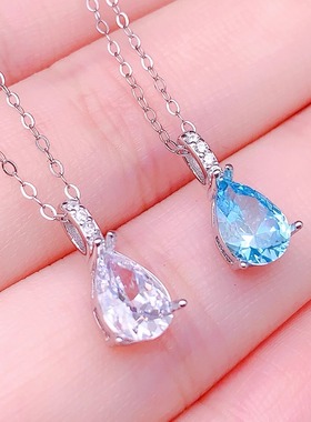 S925银吊坠托4*6/5*7/6*8/7*9mm