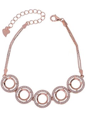 伯利尔女S925手链空托