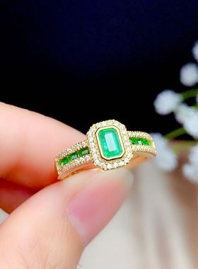 伯利尔女S925戒指空托