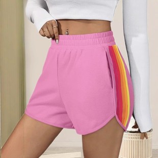 休闲运动短裤 独立站欧美跨境外贸女装 新款 亚马逊夏季