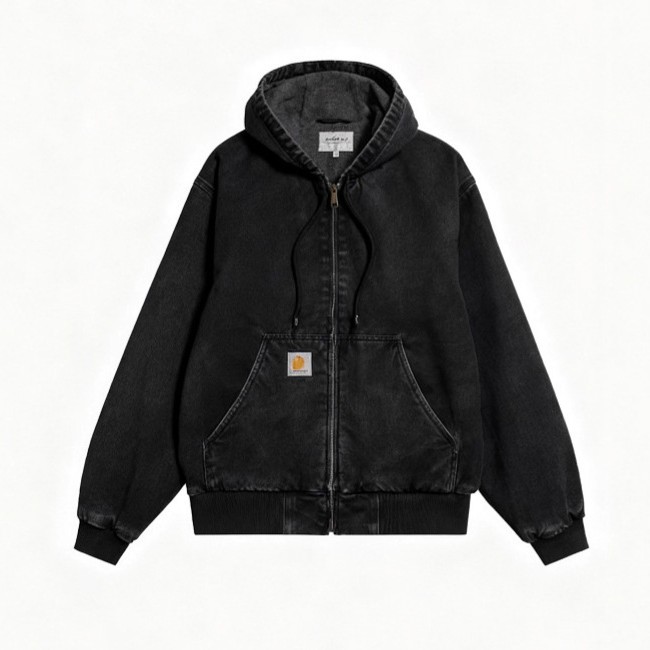 跨境欧美秋冬新款男装亚马逊时尚复古连帽长袖拉链休闲卫衣