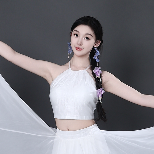 琵琶行露脐挂脖吊带大露背肚兜