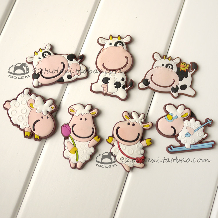 Japan and South Korea originality Refrigerator sticker Magnetic patch Cartoon zodiac Sheep Dairy cow Sticky entity Selling Soft glue Refrigerator stickerin the Home accessories , Stickers , Refrigerator magnetic stickers  category - from Buy2taobao.com to provide professional Taobao agent buy service
