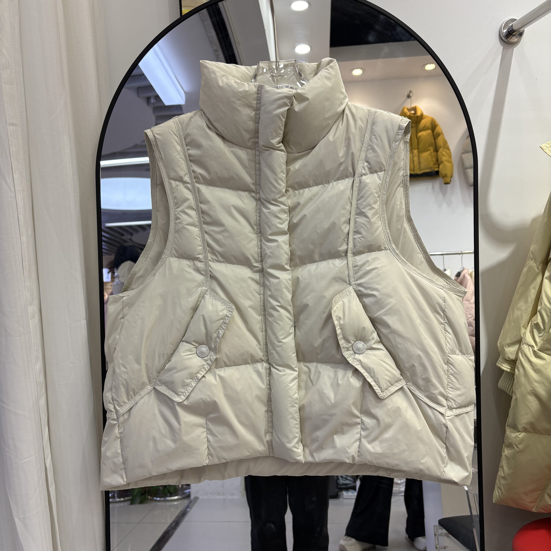 秋冬韩版宽松立领羽绒服女短款马甲保暖小个子背心坎肩外套