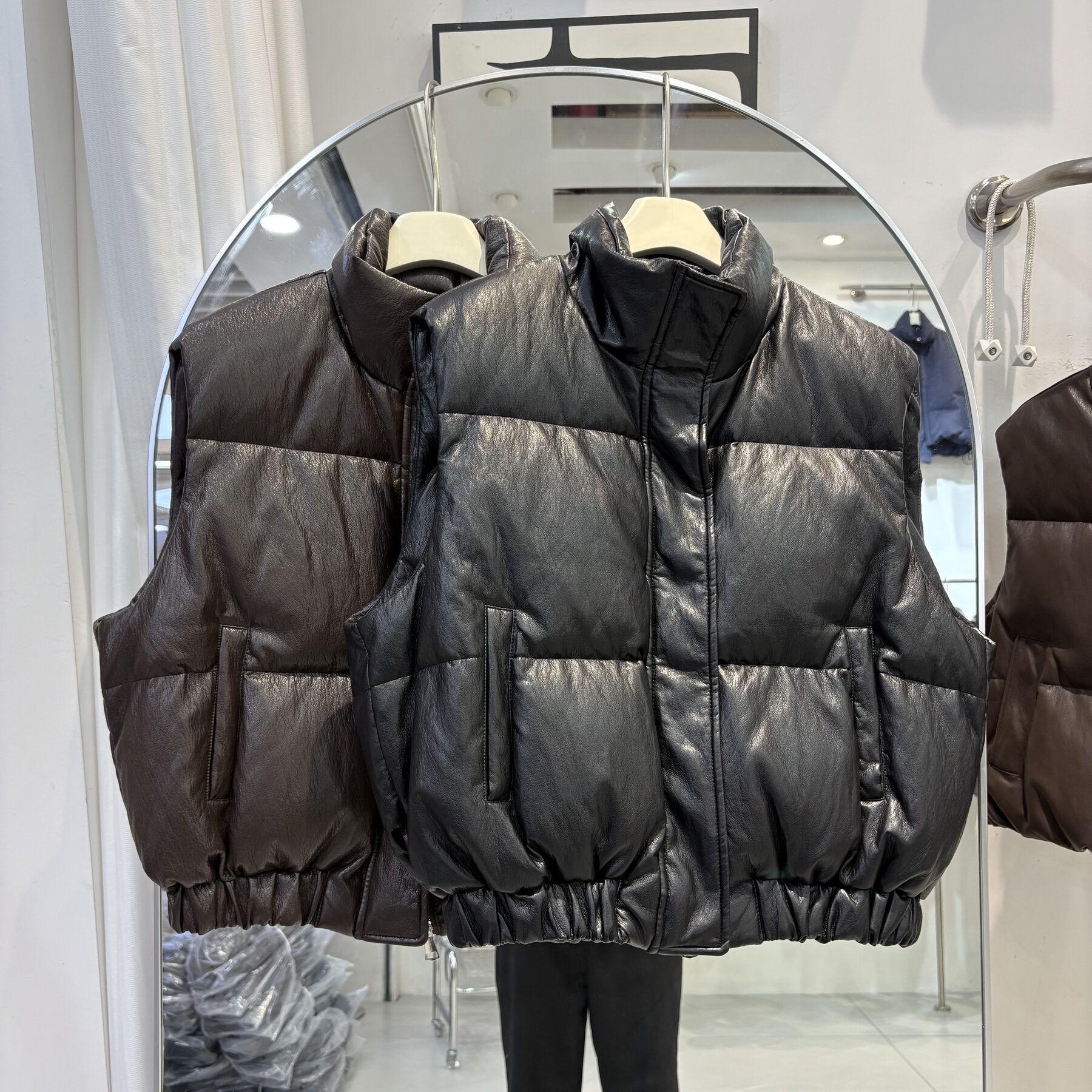 免洗蛋白皮90绒秋冬韩版宽松立领羽绒服女马甲短款背心坎肩时尚潮