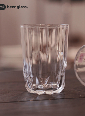 【2个装】创意玻璃杯 ins高颜值水杯 威士忌酒杯 冷饮料杯 210ML