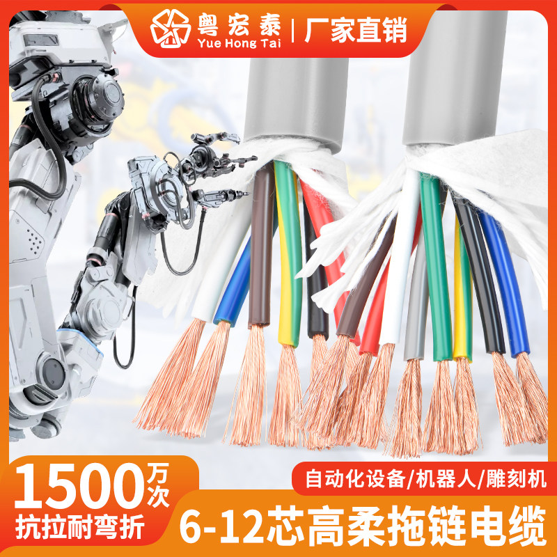 TRVV拖链电缆6781012芯图片