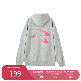 宽松情侣帽衫 PCLP飞盘毛巾绣连帽卫衣男国潮牌美式 复古高街春秋季